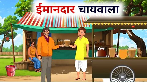 ईमानदार चायवाला || The Honest Tea Seller || mera cartoon duniya