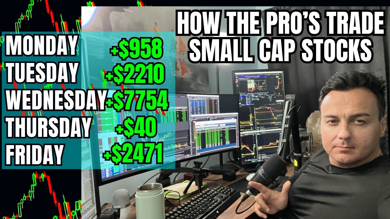 How Pro Traders Handle Small Caps: 5 Green Days & One Big Loss Explained