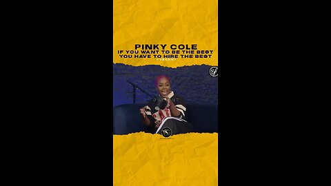 @pinkycole If you want to be the best you have to hire the best