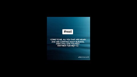 rest #biblebuild #bibleverse #bibleverseoftheday #bible #christiantiktok