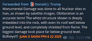JUAN O SAVIN - Operation Night Hammer BULLSEYE!!!!- PPN 6 22 2025