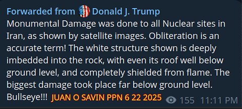 JUAN O SAVIN - Operation Night Hammer BULLSEYE!!!!- PPN 6 22 2025