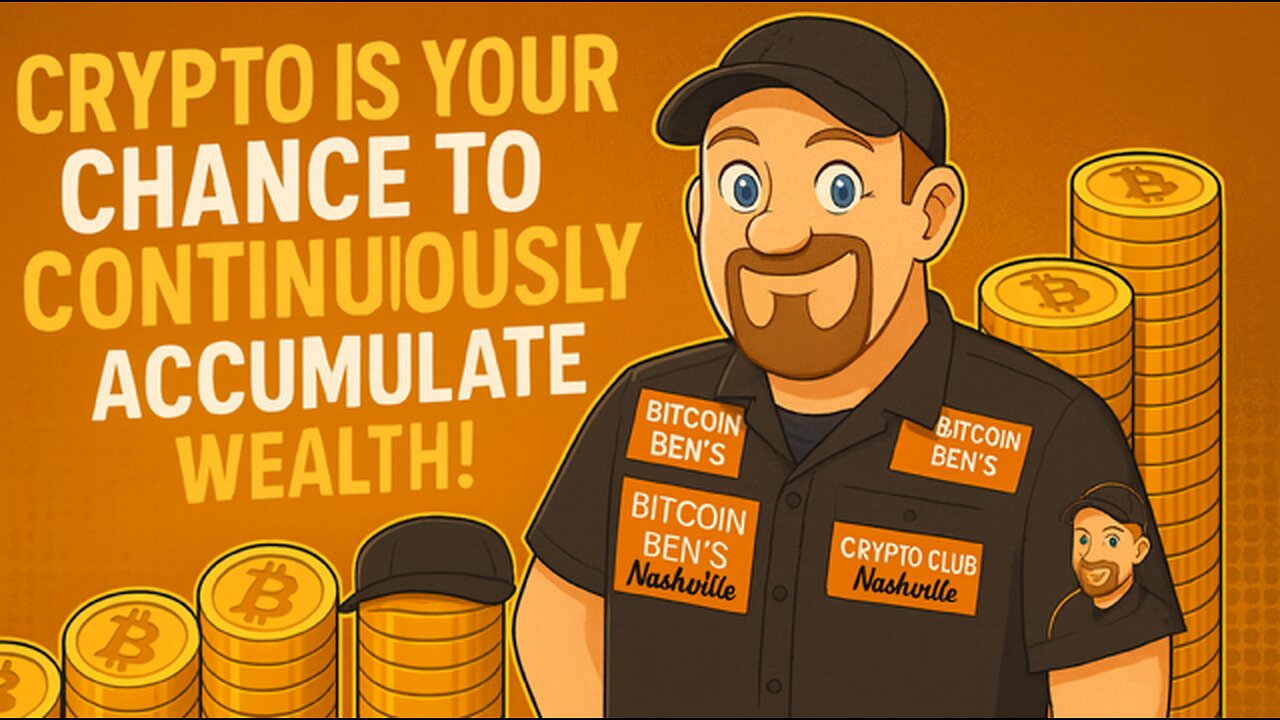CRYPTO IS YOUR CHANCE TO CONTINUOUSLY ACCUMULATE WEALTH!