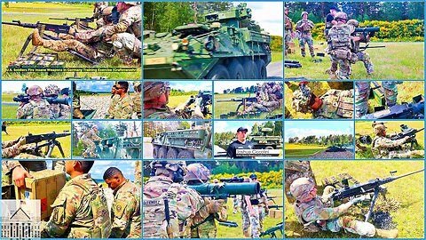 U.S. Soldiers Fire Insane Weapons in Germany Training Exercise (Grafenwoehr)