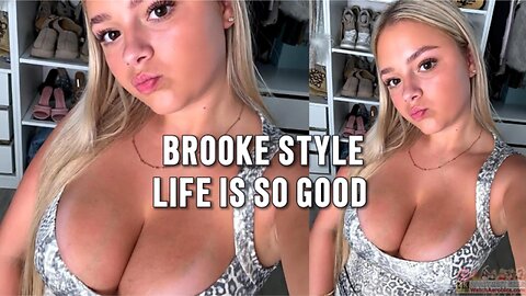 Brooke Style Life | Is So Good | Getting Ready to Film This Weeks Haul 4K HD
			