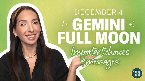 🌕 Gemini Full Moon Astrology (December 4)