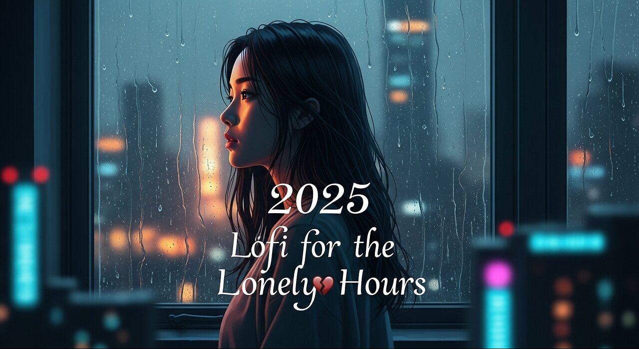 2025 Sad Lofi Playlist 💔 | Midnight Rain 🌧️ for Lonely Hearts