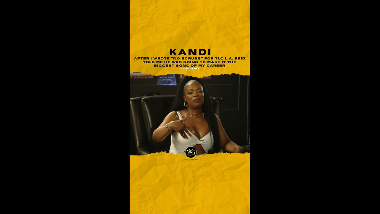 I wrote “no scrubs” for #TLC #lareid told me he was going to make it the biggest song of my career