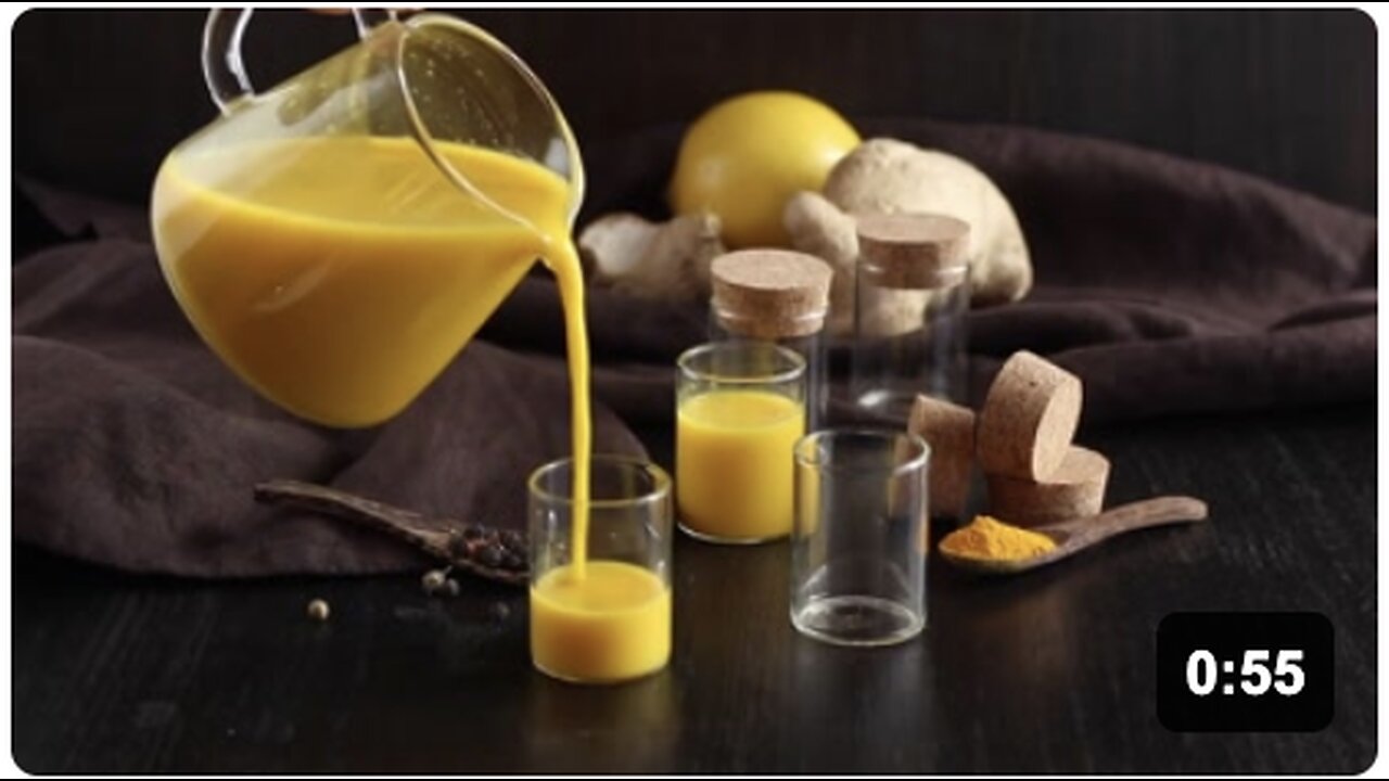 Ginger Turmeric Shots Recipe