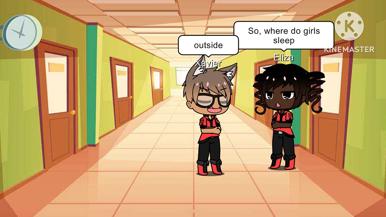 Girl in all boys school part 2 / Gacha club