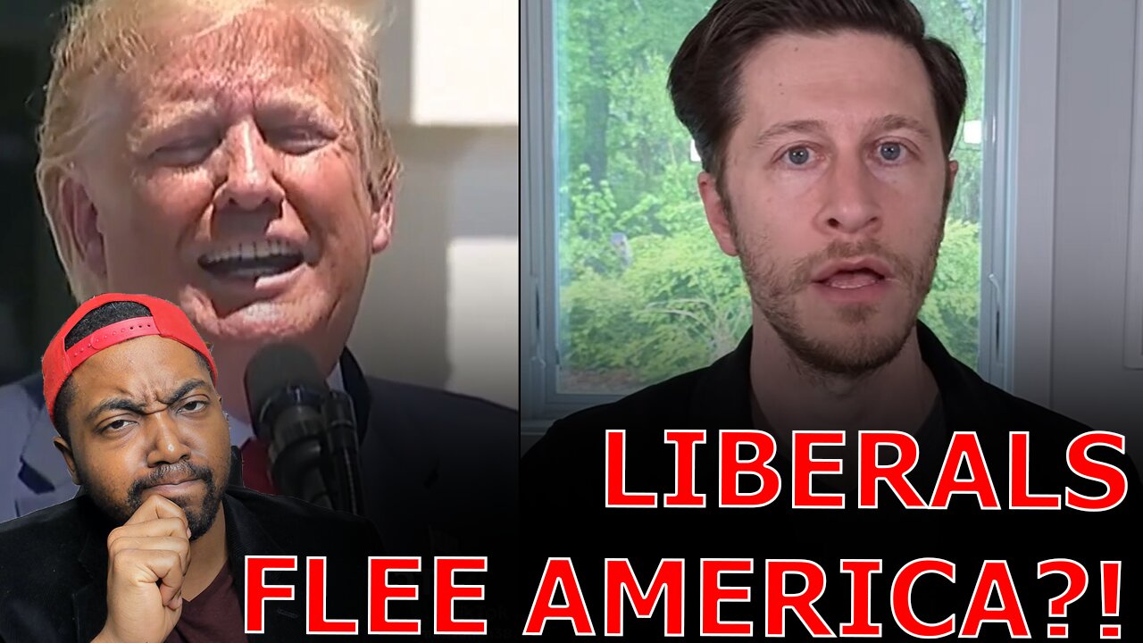 SCARED Trump Deranged Podcaster Prepares To SELF DEPORT As Liberals FLEE America Over Trump Policies