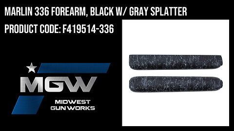 Marlin 336 Forearm, Black w/ Gray Splatter - F419514-336