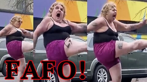 OBESE Transgender CRAPS HIS PANTS! FINDS OUT for PUNCHING a Toddler! FAFO!