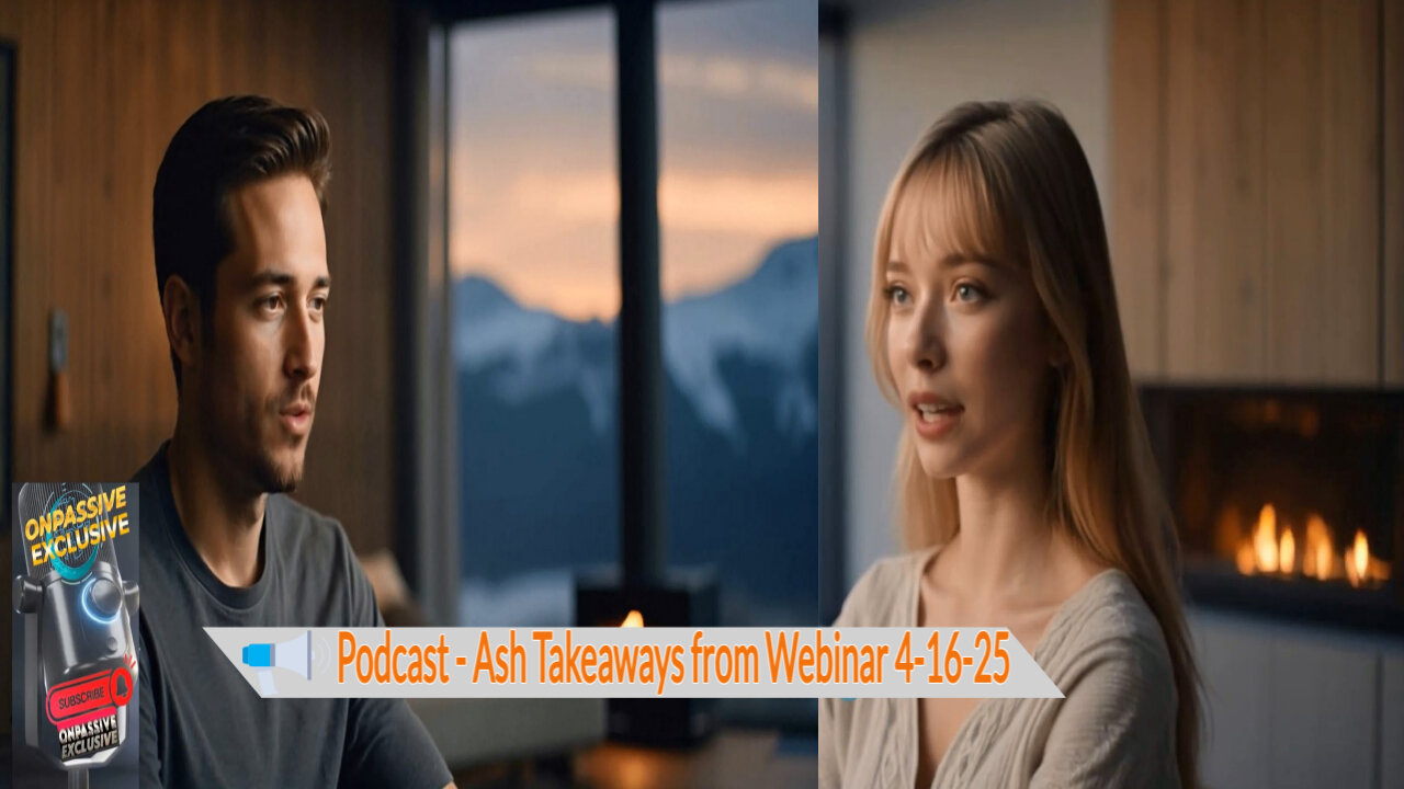 ONPASSIVE Exclusive Podcast - Ash Takeaways from Webinar 4-16-25