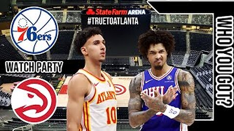 Philadelphia 76ers vs Atlanta Hawks | Live Play by Play | Watch Party Stream | #nba 3-23-25 🏀🔥