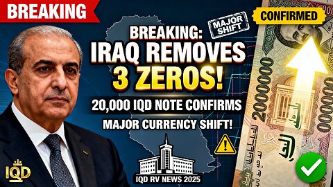 Breaking Iraq Removes 3 Zeros — 20,000 IQD Note Confirms Major Shift! ⚡🏦 💥 Iraqi Dinar News 2025