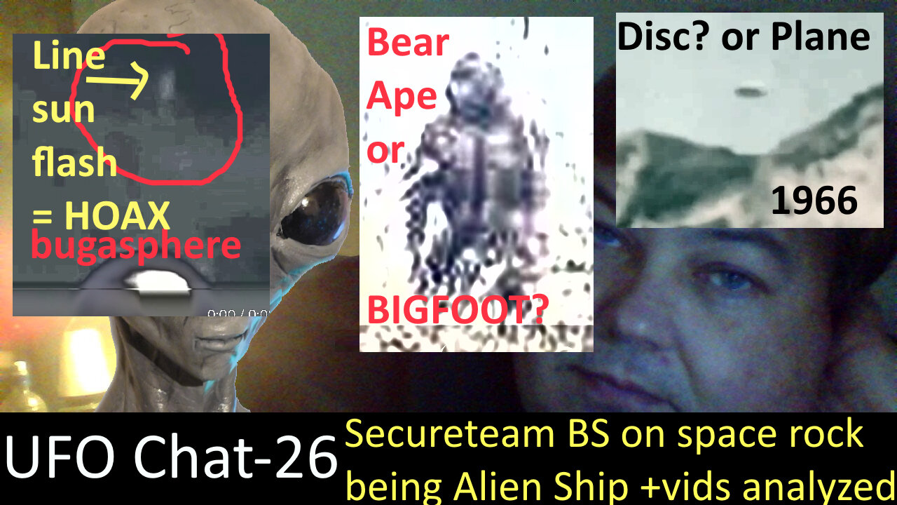 UFO Chat with Paul -26 Secureteam turns Atlas space rock into Aliens + many viral vids analyzed