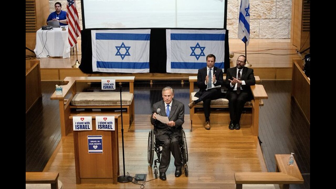 Texas Governor Greg Abbott seems to love ISRAEL more than Texas.