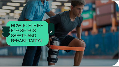 How To File ISF For Sports Safety And Rehabilitation