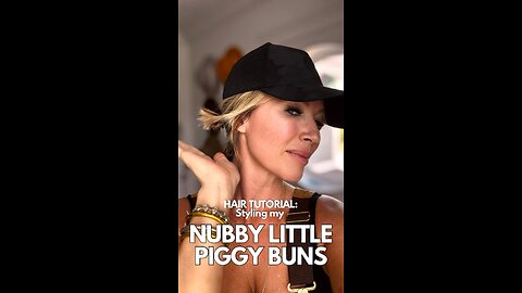 Little Piggy Buns Hair Tutorial