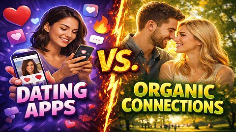 Dating Apps 📱 vs Organic Connections 🌱