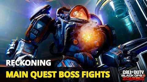 Black Ops 6 Zombies: RECKONING Main Quest BOSS FIGHTS (Full Ending)