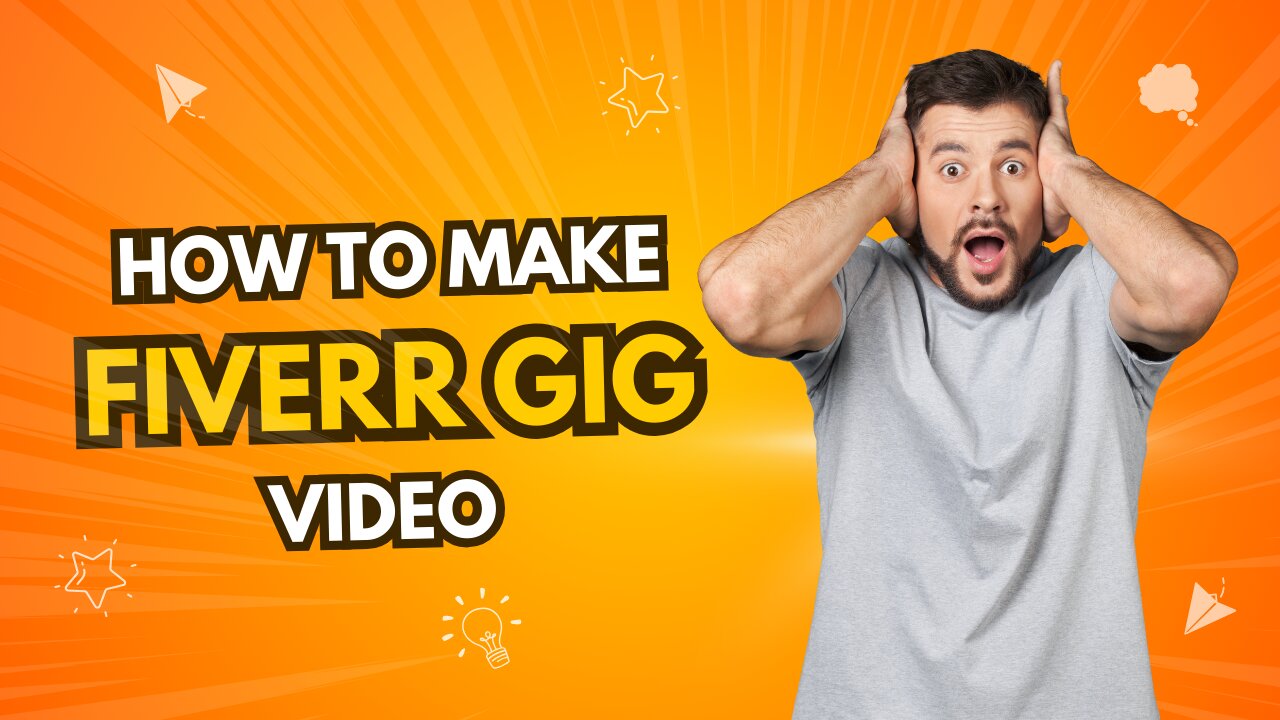 How To Make Fiverr Video । Ads related gigs on Fiverr for videos Make it very easily
