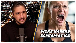 Self Entitled Woke Karens Harass ICE Agents Attempting To Arrest Suspected Illegals | Drew Hernandez