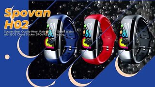 ECG PPG Intelligent Heart Band Watch with Chest Strap EKG Android Operated