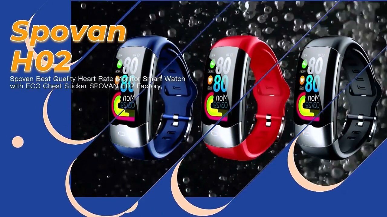 ECG PPG Intelligent Heart Band Watch with Chest Strap EKG Android Operated