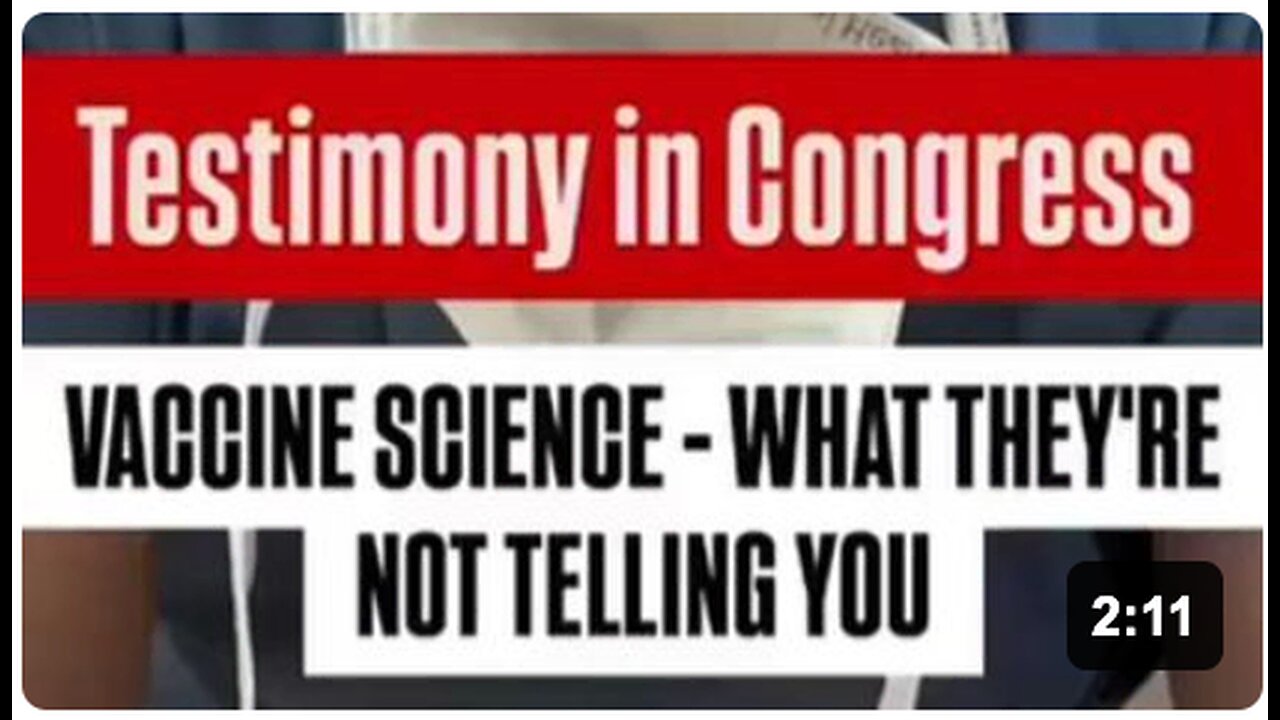 "Vaccine Companies Get Immunity Otherwise They Would Be Out of Business!"