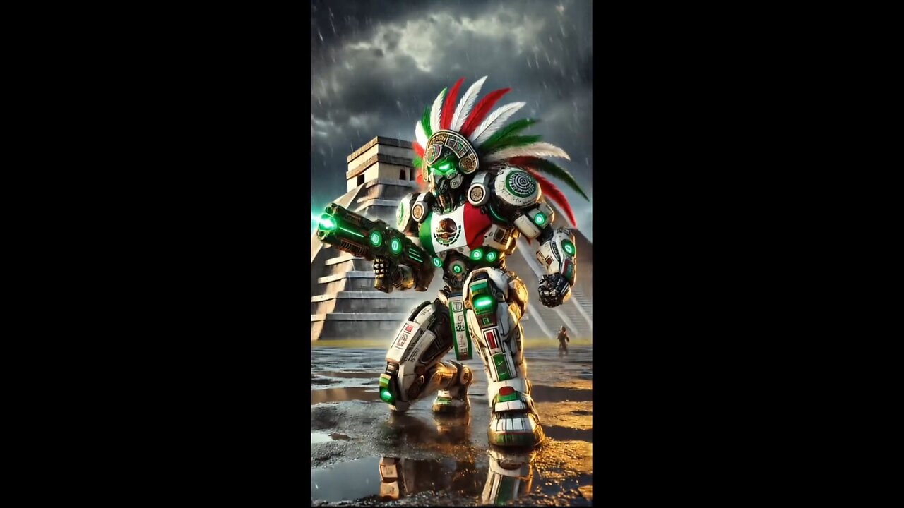 Title: 🤖⚡ "Robot x 🇺🇸 Country Flag Hybrid – The Future of AI & Patriotism!"