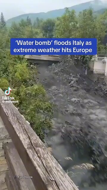 Floods hit Italy & Europe