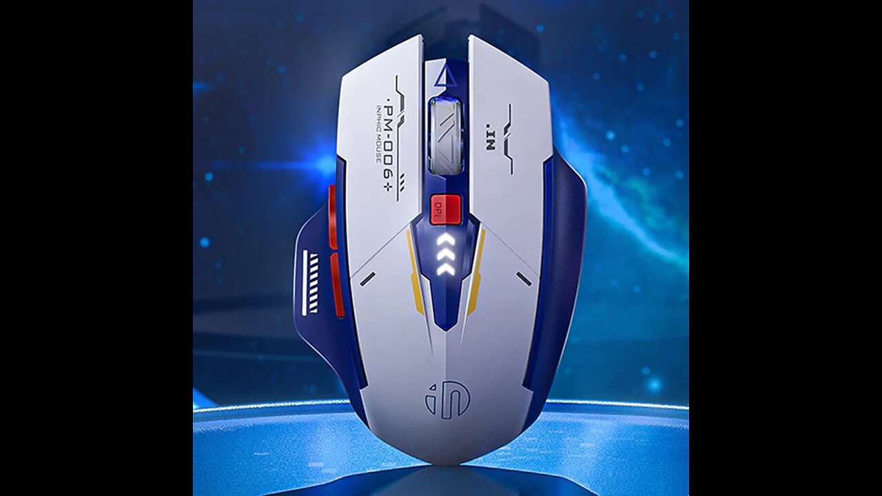 Mecha-Shaped Silent Wireless Mouse