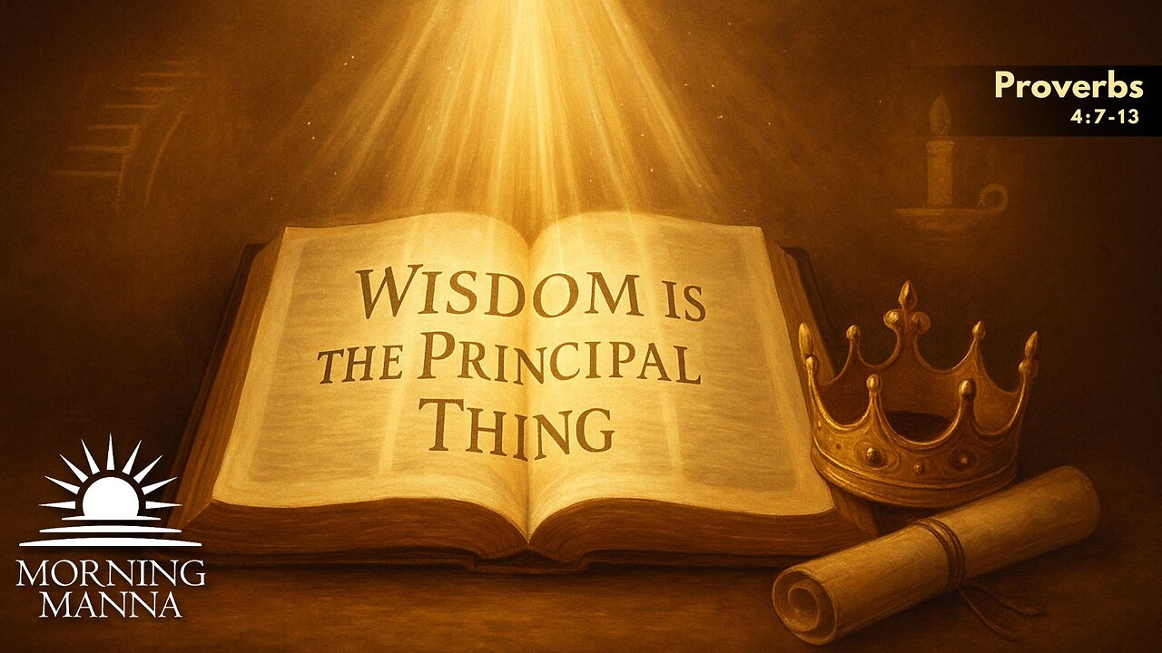 Morning Manna - June 19, 2025 - Proverbs 4:7-13 - Wisdom is the Principal Thing