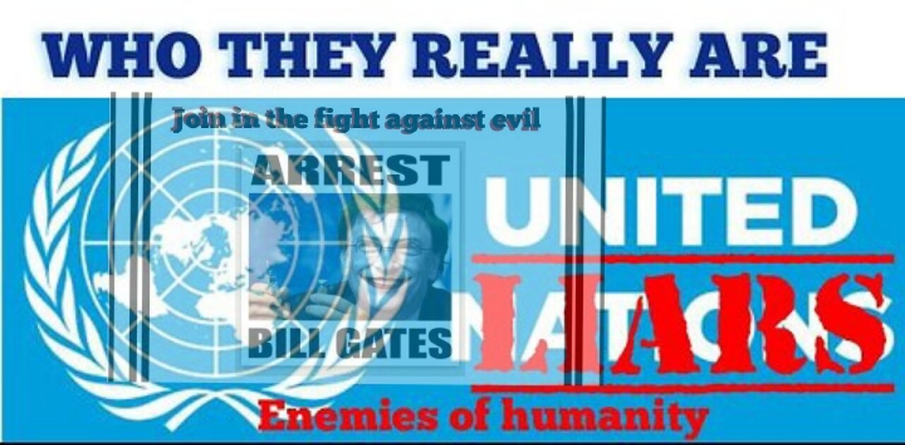 Join in the fight against WEF; WHO; "United Nations". Fight against evil