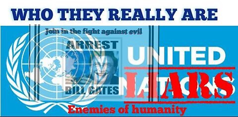 Join in the fight against WEF; WHO; "United Nations". Fight against evil