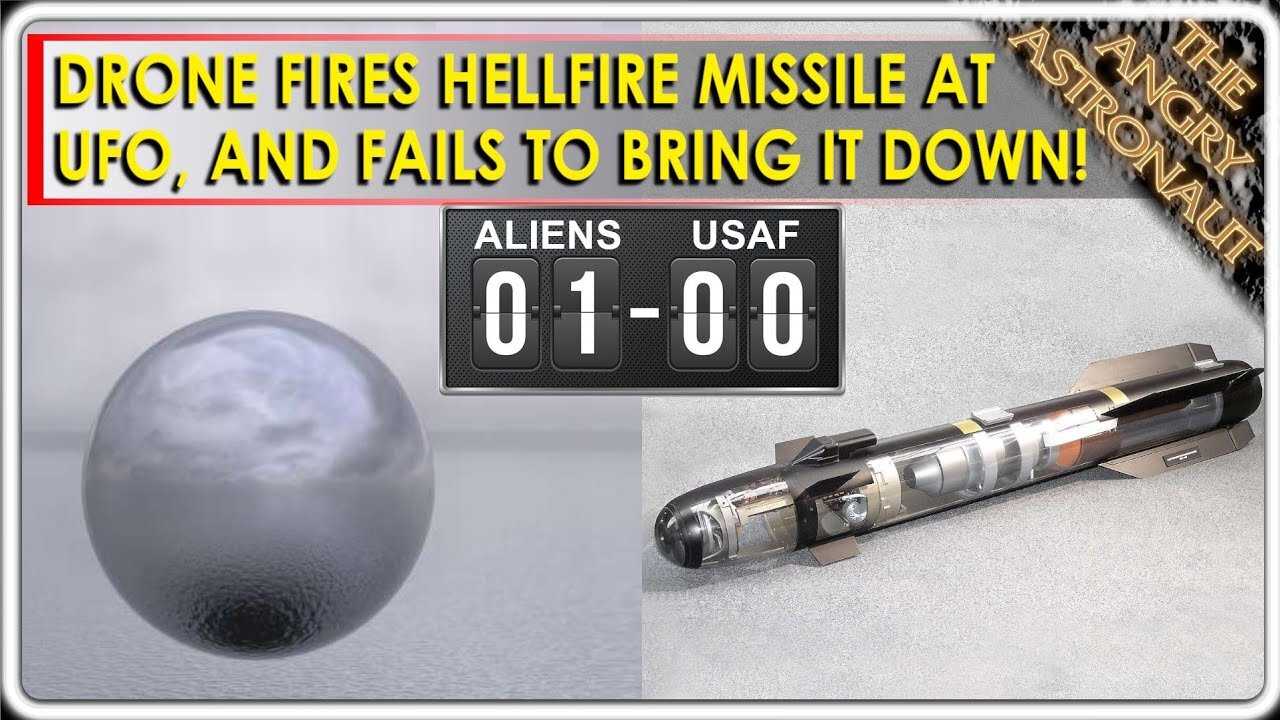 Aliens:1 USAF:0 - UFO shrugs off Hellfire Missile! This was the most important UAP Hearing yet!