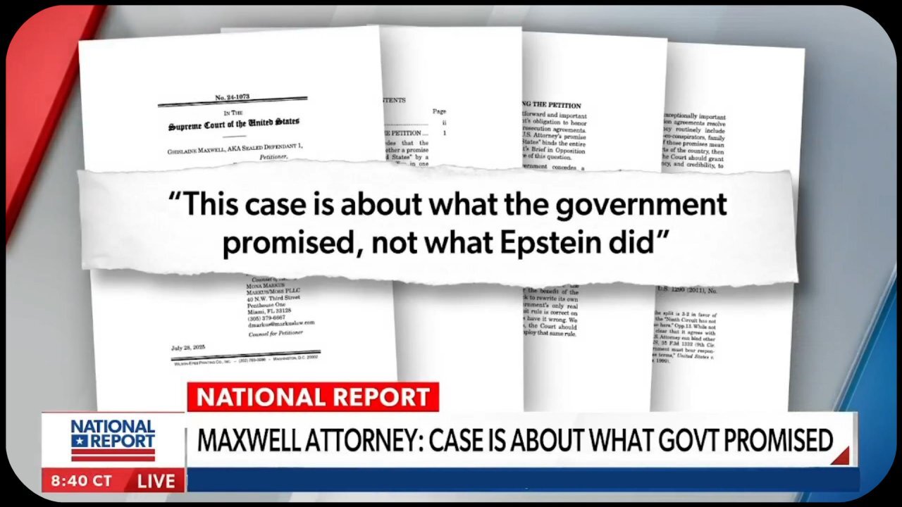 DOJ must put Ghislaine Maxwell in Witness Protection Program - July 30, 2025