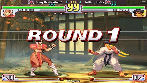 街霸3.3 Jenny Death When? VS british_justice 2025-7-20 FT3
