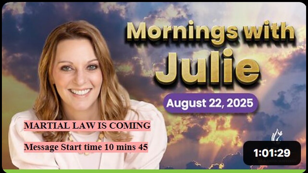 Julie Green subs MARTIAL LAW IS COMING