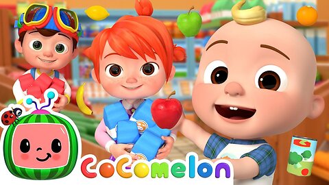 Grocery Store Song + Red Light Green Light Game Song! | CoComelon Nursery Rhymes & Kids Songs