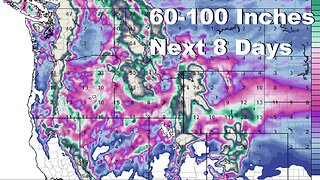 Dangerous Cold Temperatures From The Northern Plains To Ohio Valley - 5 To 8 Feet Of Snow For PNW