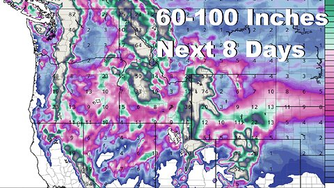 Dangerous Cold Temperatures From The Northern Plains To Ohio Valley - 5 To 8 Feet Of Snow For PNW
