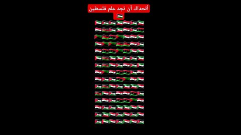 أتحداك أن تجد علم فلسطين 🇵🇸