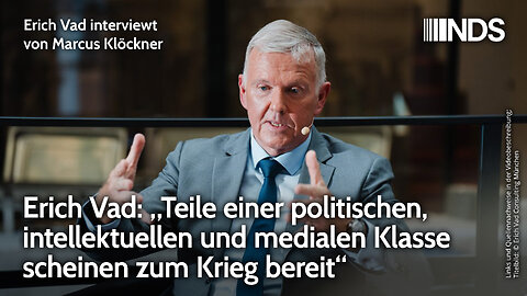 Erich Vad: „Teile einer politischen, intellektuellen und medialen Klasse scheinen zum Krieg bereit“