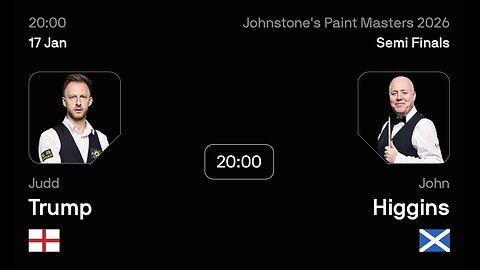 🔴 ถ่ายทอดสดสนุกเกอร์ 🏴󠁧󠁢󠁥󠁮󠁧󠁿 จัดด์ ทรัมป์ VS จอห์น ฮิกกิ้นส์ 🏴󠁧󠁢󠁳󠁣󠁴󠁿 ศึก มาสเตอร์ส 2026