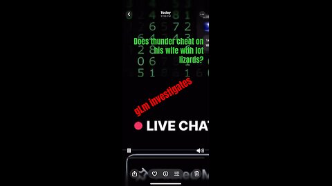 Does thunder cheat on his wife with lot lizards?