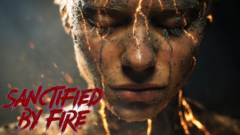 Sanctified by Fire | A Spiritual Rock Anthem of Pain, Purification & Redemption | Lyric Video