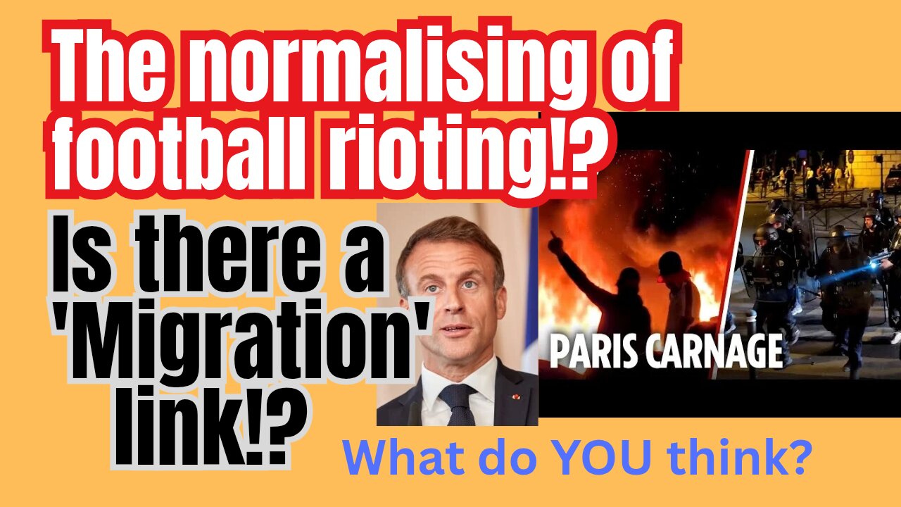 Your football team loses...you riot. A win? You riot too!